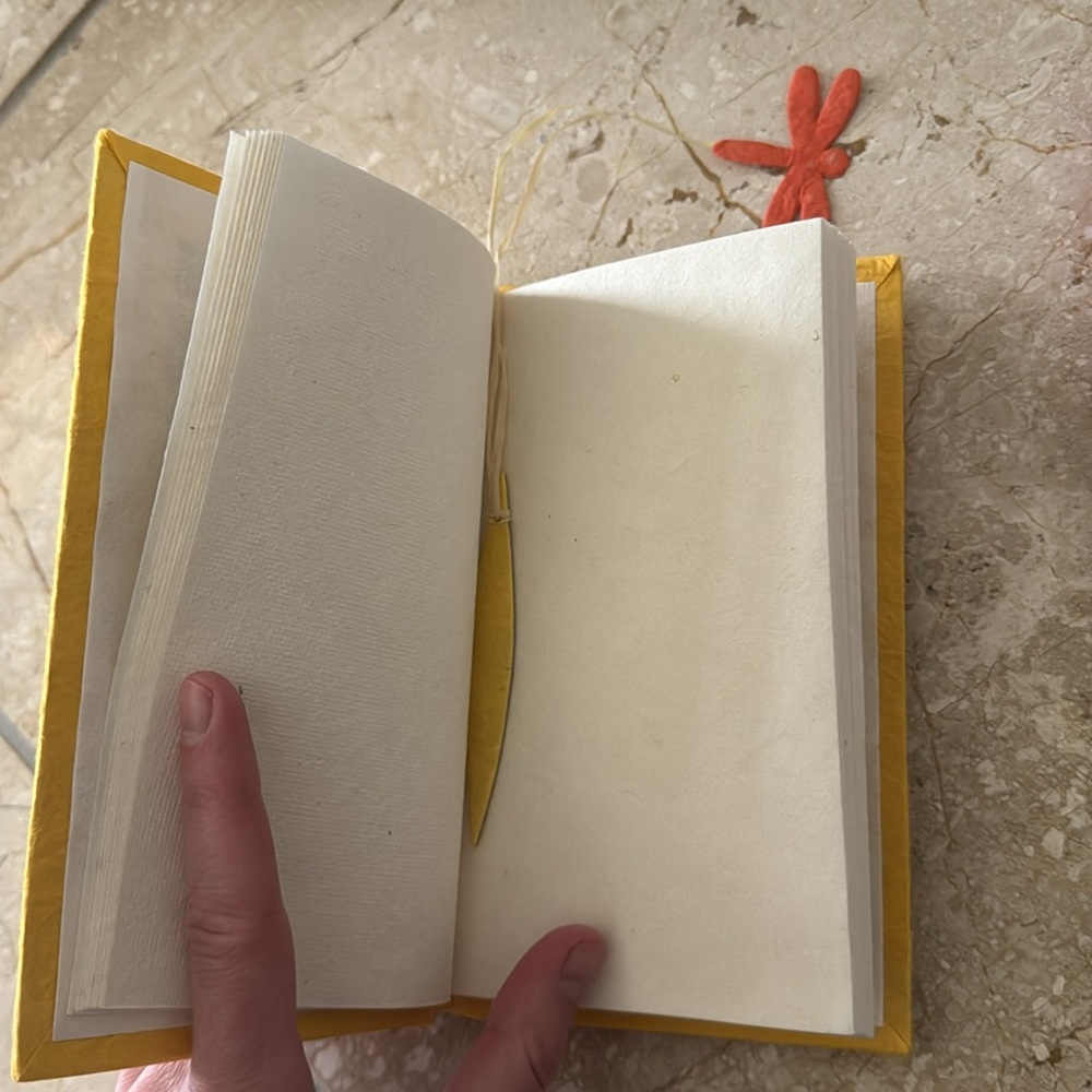 Set of 2 Beautiful Vintage Textured Handmade Journals / Notebooks - Picture 6 of 11